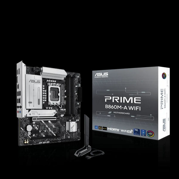 ASUS PRIME B860M-A WIFI DDR5 (Intel Micro-ATX Motherboard)